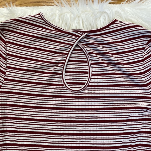 Sugar Lips Bell Sleeve Stripe Mini Dress - Picture 7 of 7